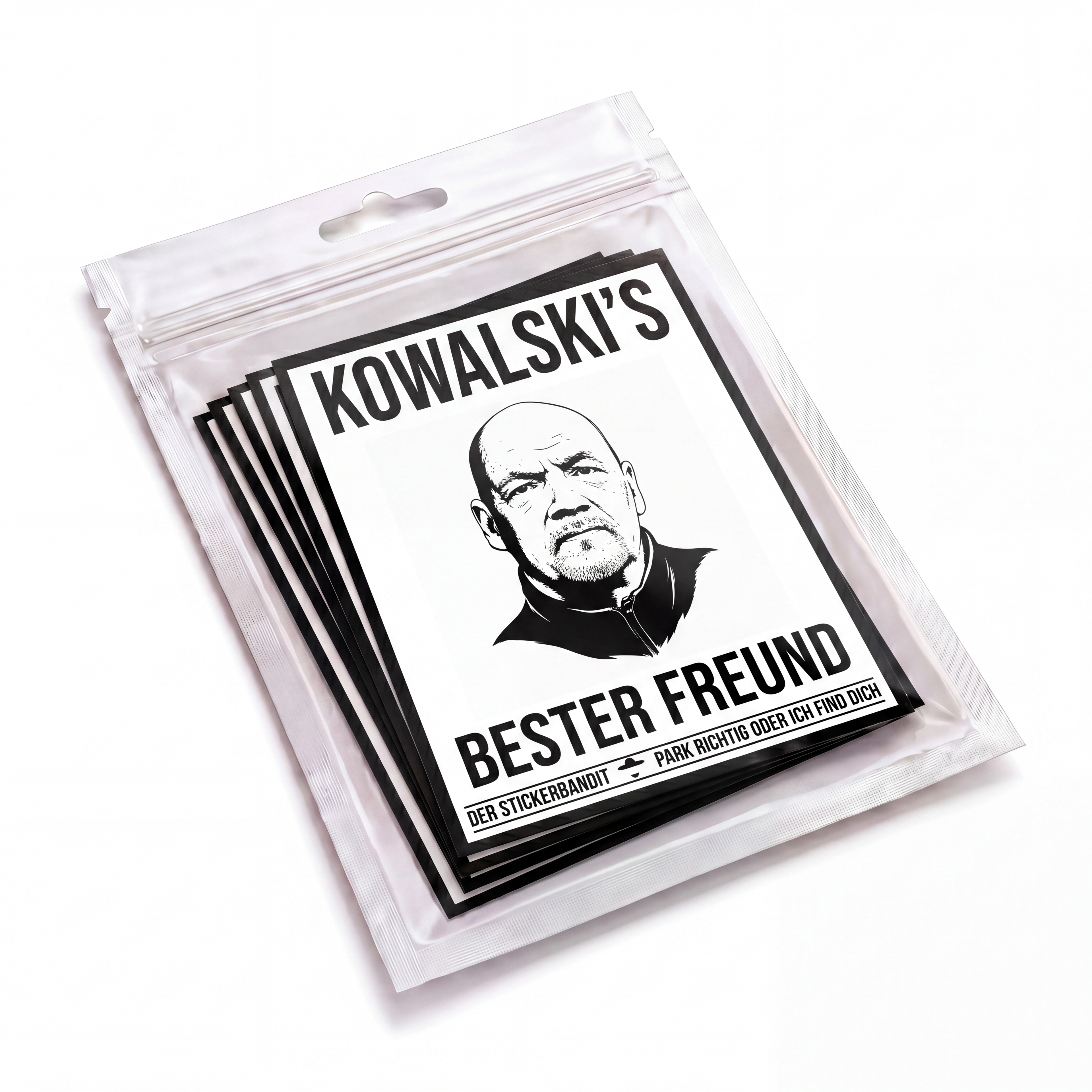 15x Sticker: Kowalski's Bester Freund