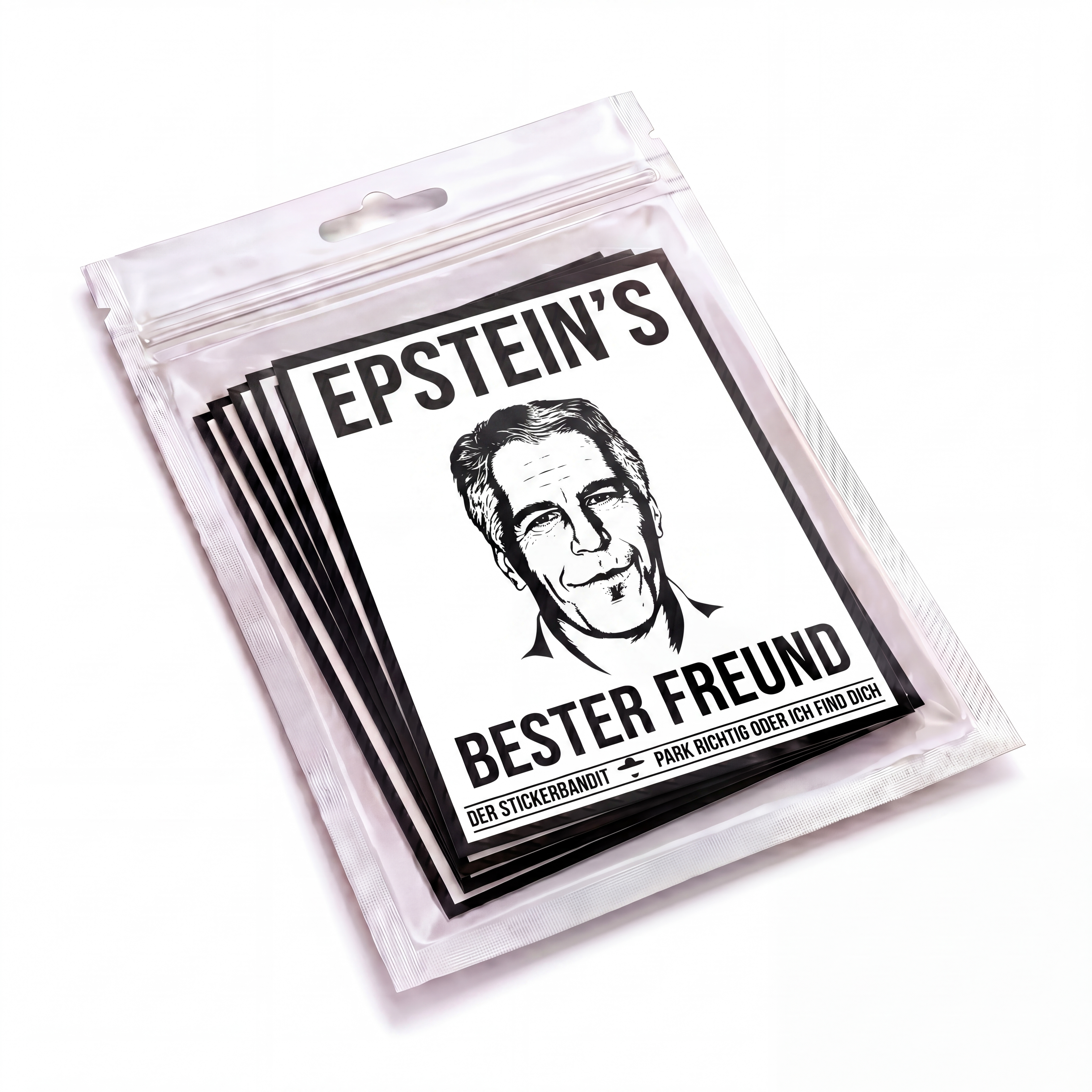 15x Sticker - Epstein's bester Freund