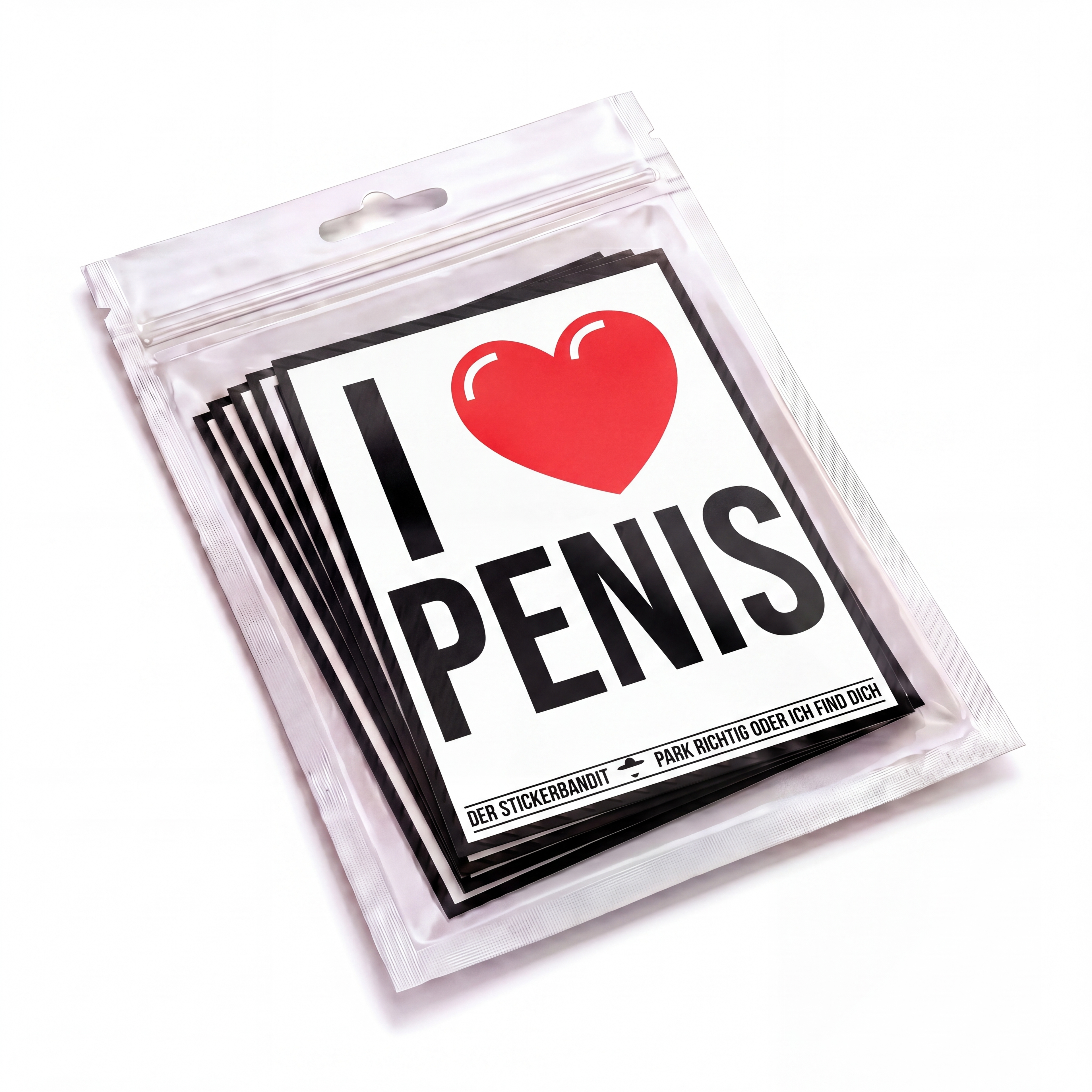15x Sticker - I <3 PENIS